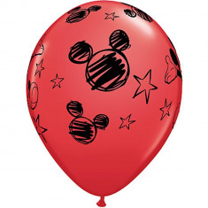 Baloane latex 12&amp;#039;&amp;#039;- Mickey Mouse, Qualatex 19231, Set 6buc foto