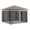 vidaXL Pavilion cu plasă anti-ț&acirc;nțari, gri taupe, 3x3x2,73 m, 180 g/m&sup2; 312251