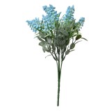 Cumpara ieftin Buchet flori artificiale albastre verzi 15x15x32 cm