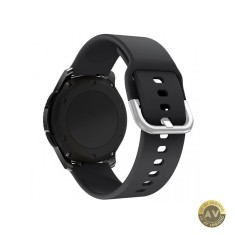 Curea OEM Silicone TYS pentru Samsung Galaxy Watch / Huawei Watch / Honor Watch Series 22mm Neagra