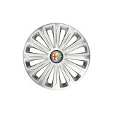Cumpara ieftin Set 4 capace roti Cu Inel Cromat Trend R16 pentru gama auto Alfa Romeo, Autohelix MSA