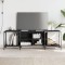 Gossi comoda tv, negru, 153x37x50 cm, lemn compozit