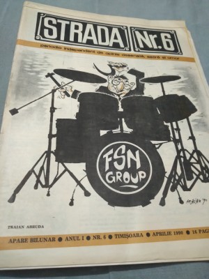 REVISTA DE UMOR STRADA NR.6 1990 TIMISOARA foto