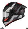 Casca integrala pentru scuter - motocicleta Axxis Fenix Ork B5 rosu mat &ndash; tip viziera: MT-V-31B &ndash; DKS429 S (55/56cm)