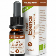 Hemp Essence cu CBG 5% bio, 10ml Medihemp