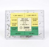 Cumpara ieftin Set 150 Șuruburi pentru Ceas &ndash; Talin 8012 &ndash; 10 Dimensiuni &ndash; Oțel 304 &ndash; Cruce