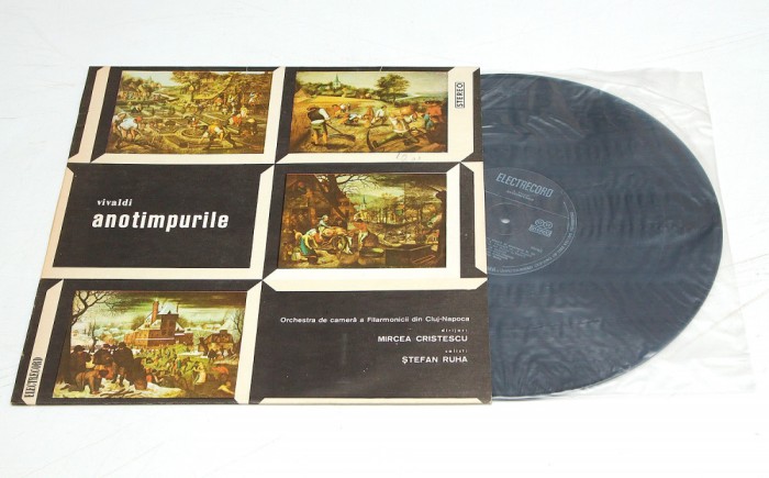 Vivaldi &ndash; Anotimpurile - Solist: Ștefan Ruha - disc vinil vinyl LP NOU