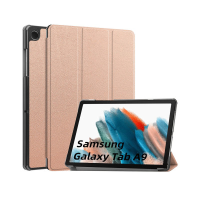 Husa Flip pentru Samsung Galaxy Tab A9 - Techsuit FoldPro - Rose Gold foto