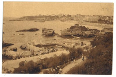 AD 904 C. P. VECHE -BIARRITZ -PORT DES PECHEURS -PORTUL PESCARILOR -FRANTA foto