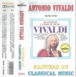 Antonio Vivaldi - Masters Of Classical Music, Caseta Audio Compilatie, Casa de discuri Brawo, Polonia