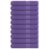 Cumpara ieftin Prosoape de sauna, FROGN, violet, 10 buc., 80x200 cm, 360 g/m&sup2;