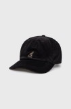 Kangol Căciulă culoarea negru, material neted