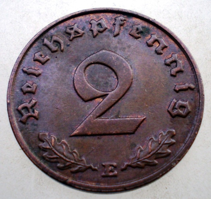2.940 GERMANIA 2 REICHSPFENNIG 1940 E