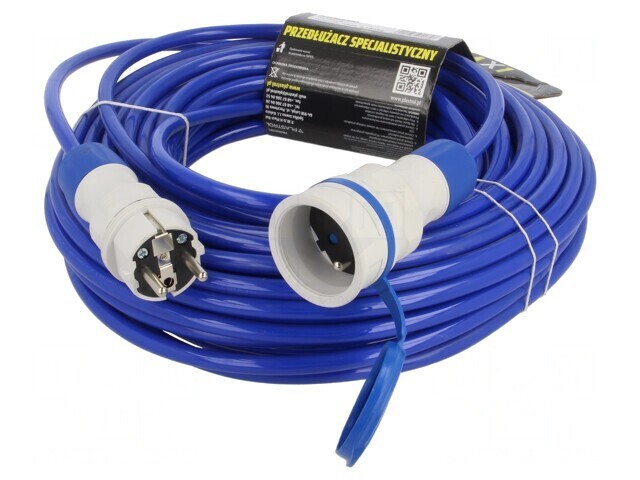 Prelungitor electric albastru 25m 16A
