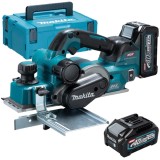Makita KP001GM201 XGT - Rindea cu 2 acumulatori Li-Ion 40 V 4 Ah 82 mm valiza speciala