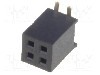 Conector 4 pini, seria {{Serie conector}}, pas pini 1.27mm, CONNFLY - DS1065-05-2*2S8BSXT