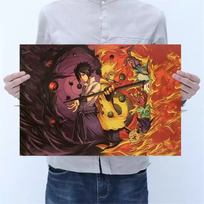 Poster naruto anime cartonat foto