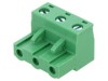 Regletă de conexiuni deconectabilă 3 piste 7,62mm
