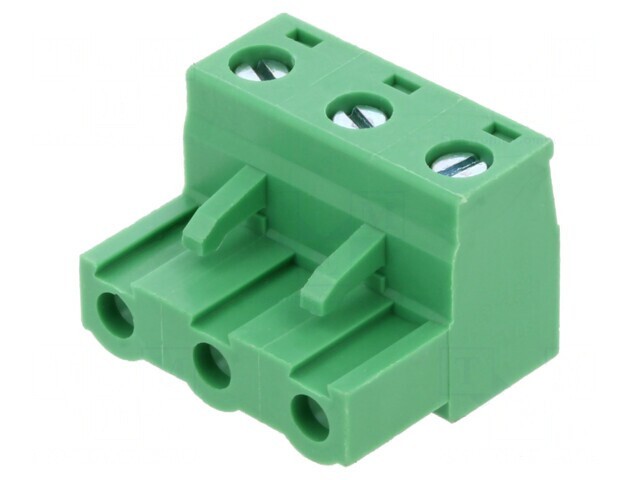 Regletă de conexiuni deconectabilă 3 piste 7,62mm