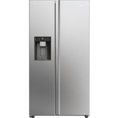 Side by Side Haier HSW59F18EIMM, Total No Frost, 601 l, 178 cm, Clasa E, Dispenser gheata, Dozator apa, WiFi, inox