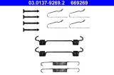 ATE 03.0137-9269.2 set accesorii saboti frana parcare