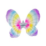 Aripi Rainbow de Fluturas, costum dechizare, Glitter, 40x32 cm, ATU-088438, Oem