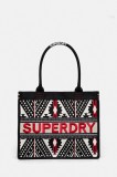 Superdry geantă culoarea negru, W9110411A-61A