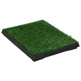 Cumpara ieftin Toaleta animale companie tava &amp; gazon artificial 63x50x7 cm WC