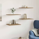 Set 4 Plăci Raft Biblioteca Stejar Artizanal 40x30x1.5 cm vidaXL Maro Lemn