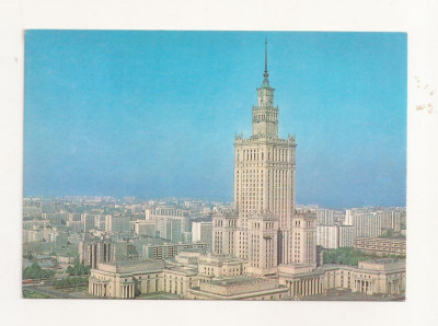 FA38-Carte Postala- POLONIA - Varsovia. palac Kulturi i Nauki, circulat 1975 foto