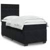 VidaXL Pat box spring cu saltea, negru, 90x200 cm, catifea 3290824