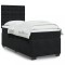 vidaXL Pat box spring cu saltea, negru, 90x200 cm, catifea 3290824