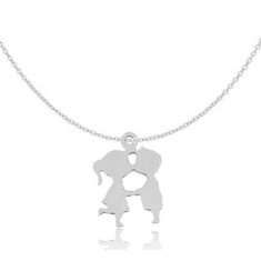 Lantisor model copii, baiat si fata - argint 925