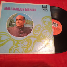 VINIL MALLIKARJUN MANSUR FOARTE RAR!!CLASIC INDIAN 1968 DISCUL STARE FOARTE BUNA