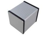 Carcasă aluminiu HAMMOND 1455 cu panou 104,5x120x104,5 mm gri