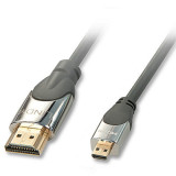 Cablu HDMI la micro HDMI-D CROMO 4K@60Hz v2.0 T-T 1m, Lindy L41421