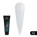 Cumpara ieftin Polygel cu particule strălucitoare Global Fashion, 30 g, 02 Milky