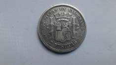 Spania 2 pesetas 1870 foto