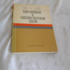 N. Radu , M.Ionita - Teoria grupurilor si cercetarea colectivelor scolare,1974