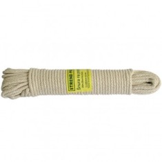 Sfoara pentru rufe Strend Pro Cloth-Line 20 m/4 mm, Bumbac, alba