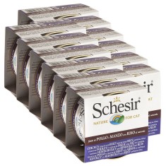 Schesir cat pui ?i vita, cu orez 12 x 85 g foto