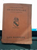 LES SONNETS - COLLECTION SHAKESPEARE (CARTE IN LIMBA FRANCEZA)