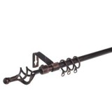 Galerie de Perdea Metalică Ajustabilă Negru Bronze Brushed, CMCLASS
