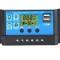 Regulator Controler Solar PWM 30A, 12V24V, 2 X USB Si LCD
