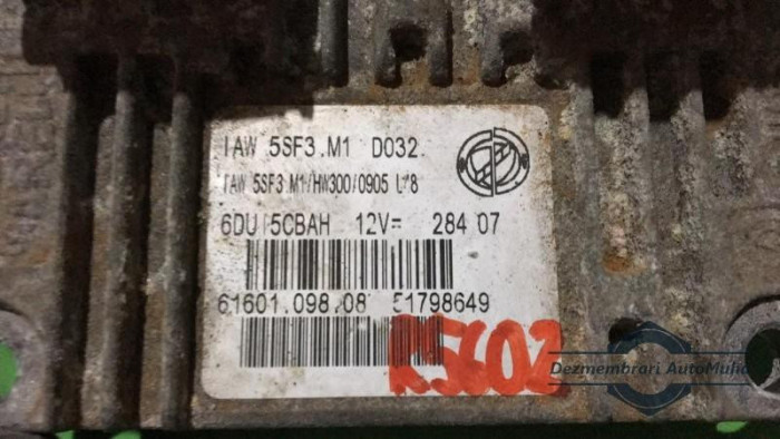 Calculator ecu Fiat Grande Punto ( 10.2005- 6160109808