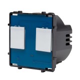 &Icirc;ntrerupător dublu 10A Pulsar Touch NS - PULSAR
