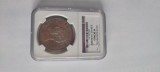 vand moneda 5 lei 1906 - GRADATA NGC -rara -