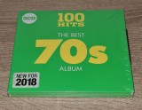 CD Sigilat Nou 100 HITS "The Best 70s Album" 5 Discuri Original
