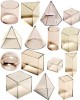 Set didactic corpuri geometrice miniland 15 piese