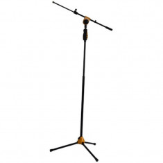 Suport de microfon SM006YE, reglabil, telescopic, 115-170 cm, galben